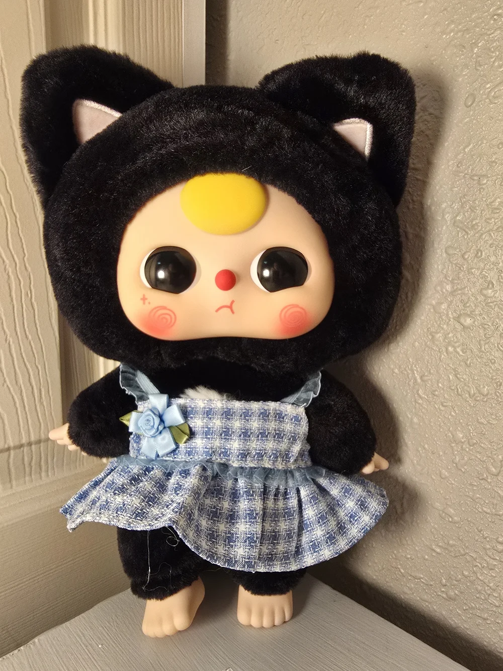 Baby Three: 400% Big Baby Plush - Cat With Dress